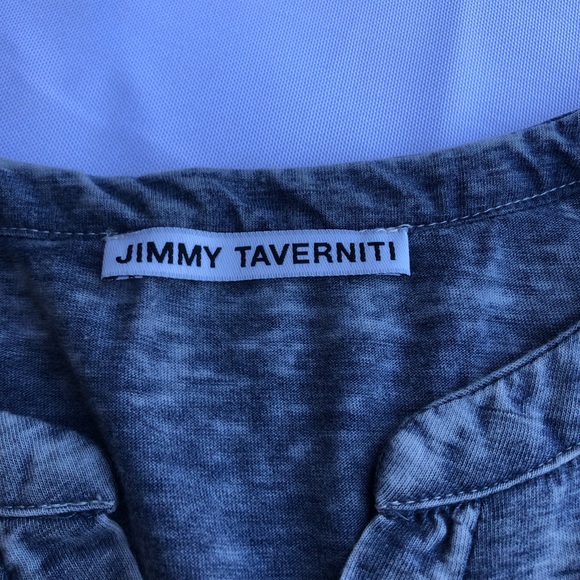 Jimmy Taverniti mens XXL BLUE T-shirt - Picture 2 of 8